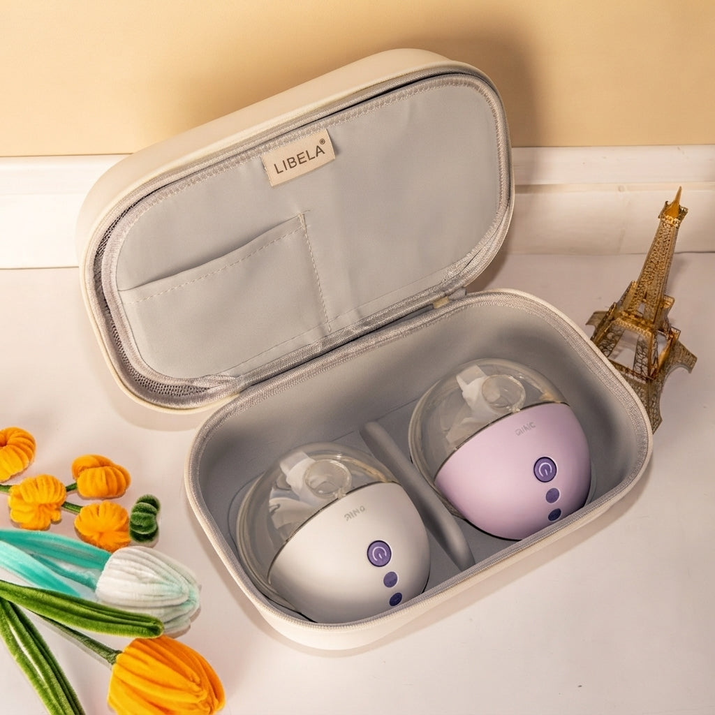 LIBELA - Mallette de Transport Rigide pour Tire-Lait Portable | Pochette de Rangement Imperméable, Anti-Choc avec Poignée