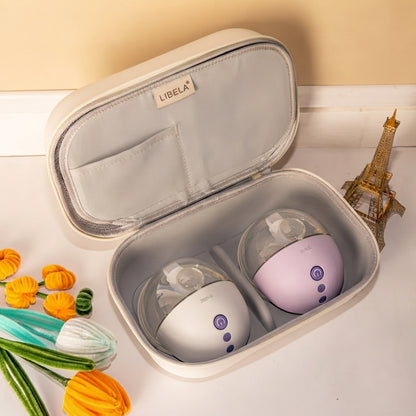 LIBELA - Mallette de Transport Rigide pour Tire-Lait Portable | Pochette de Rangement Imperméable, Anti-Choc avec Poignée